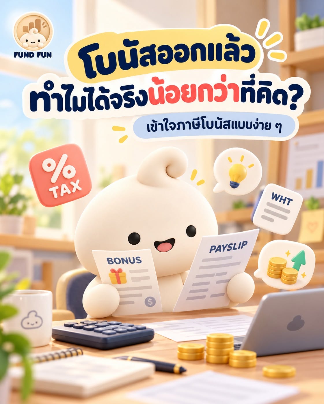 โบนัสออกแล้ว ภาษีเพิ่มขึ้น ทำไมเงินที่ได้รับจริงถึงน้อยกว่าที่คิด?